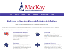 Tablet Screenshot of mackay.co.nz