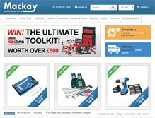 Tablet Screenshot of mackay.co.uk